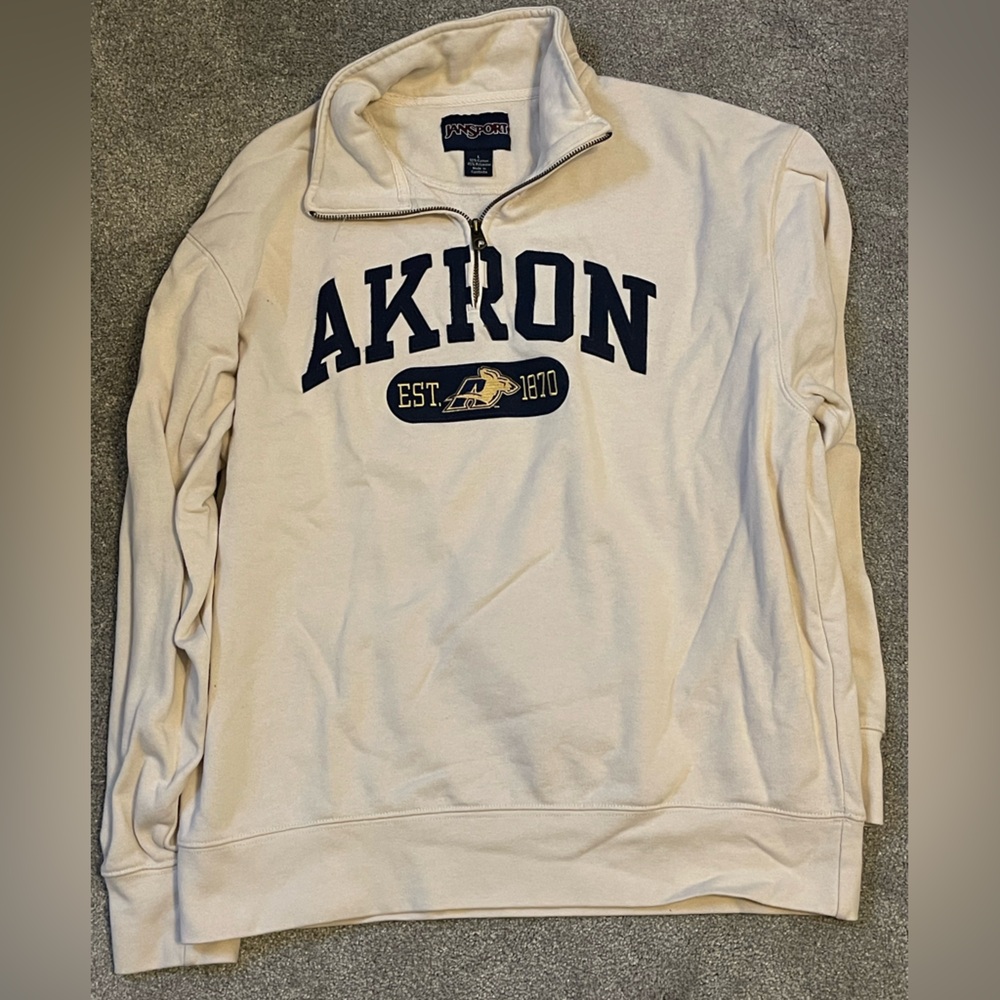 Jansport Akron Cream Zip-Up Jacket